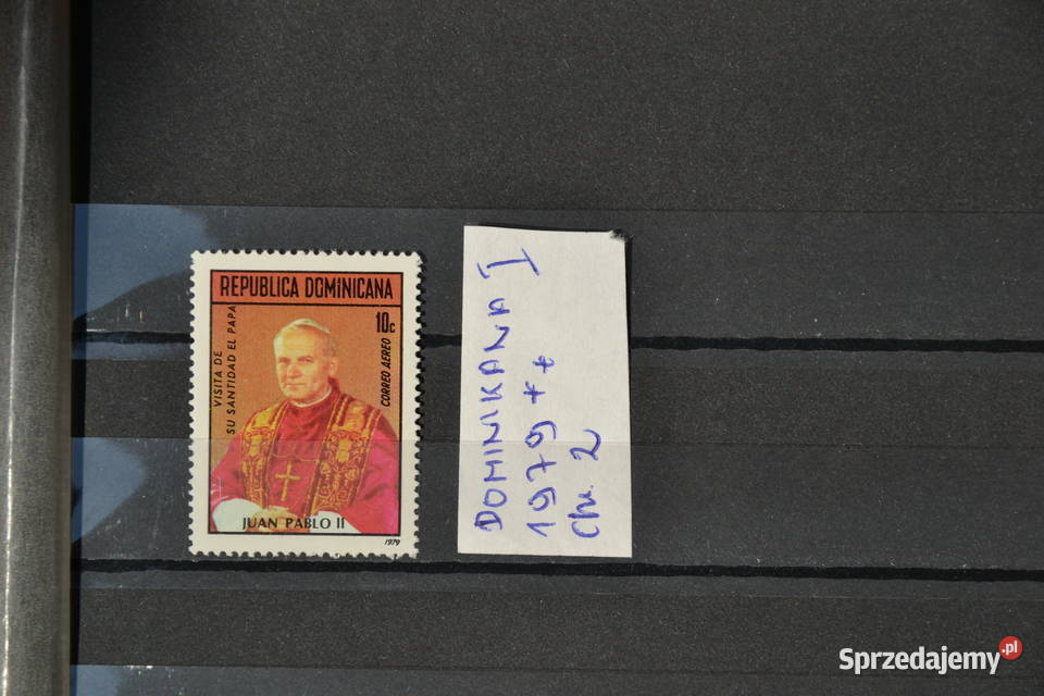 Znaczki Papież Jan Paweł II Dominikana I Ks Sobótka