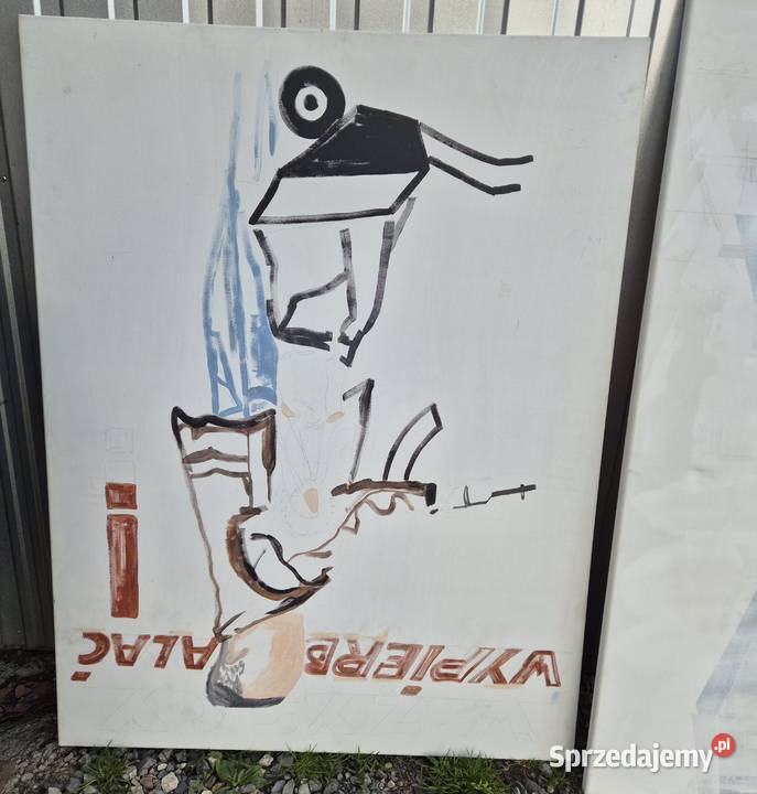 Dwa duże blejtramy 140x80 i 130x100 2 sztuki Brzesko sprzedam