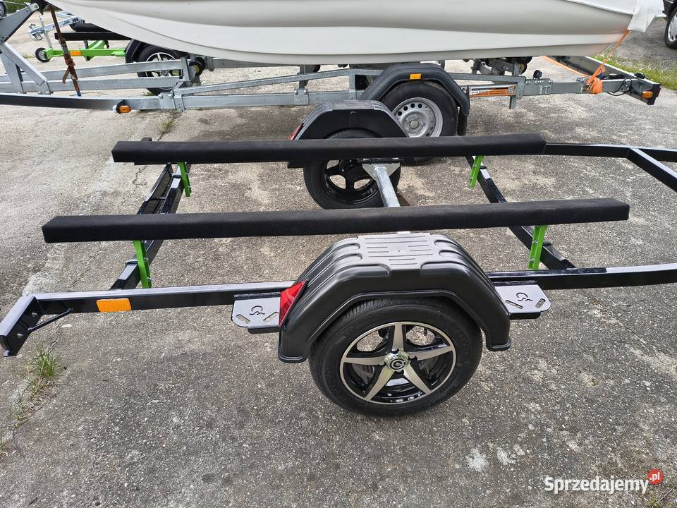 Przyczepa full LED do łódkipontonskuter firmowa Plewiska sprzedam