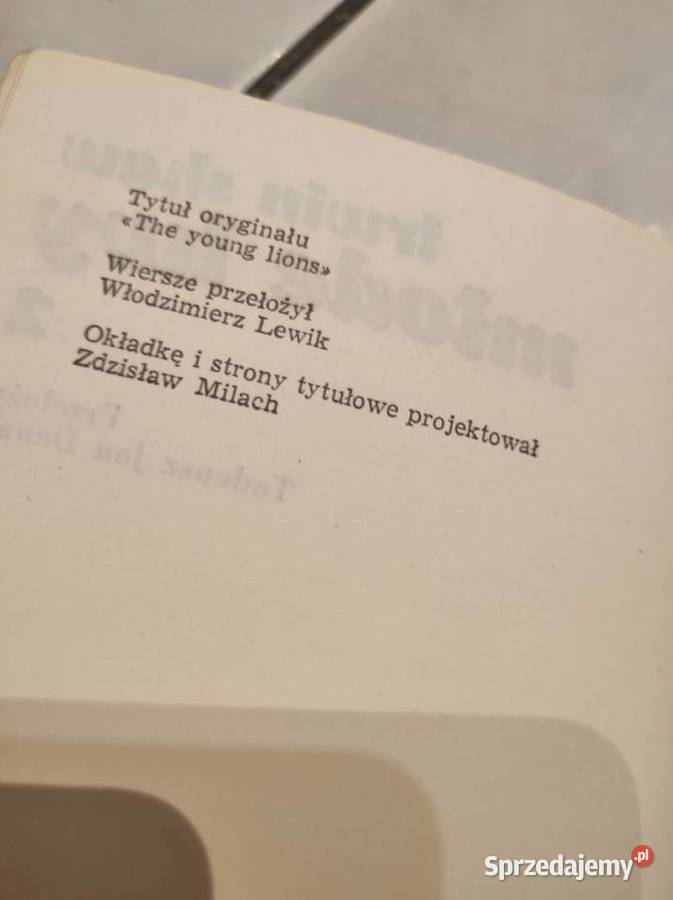Młode lwy Irwin Shaw Rok wydania 0 Kielce