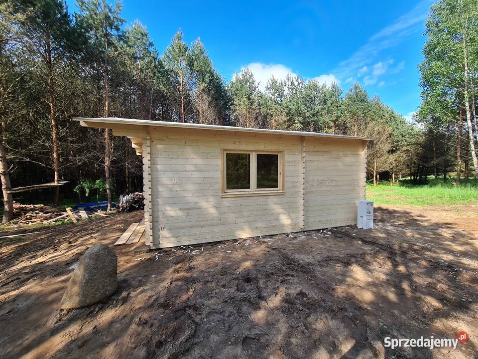 Drewniany domek letniskowy Majka 6x6 32 m