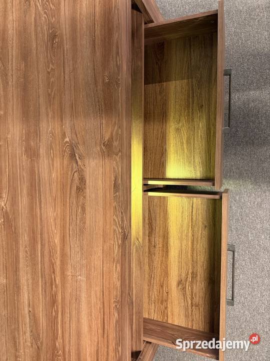 Meblościanka BRW Gent LED dąb stirling stan Siedlce