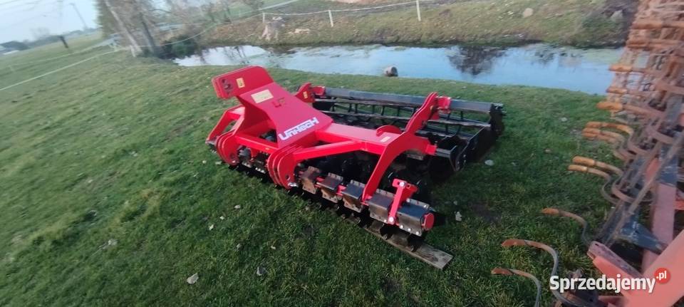 Brona talerzowa 3m Uni Tech Talerzówka Agregat nieuszkodzony łódzkie Wartkowice sprzedam