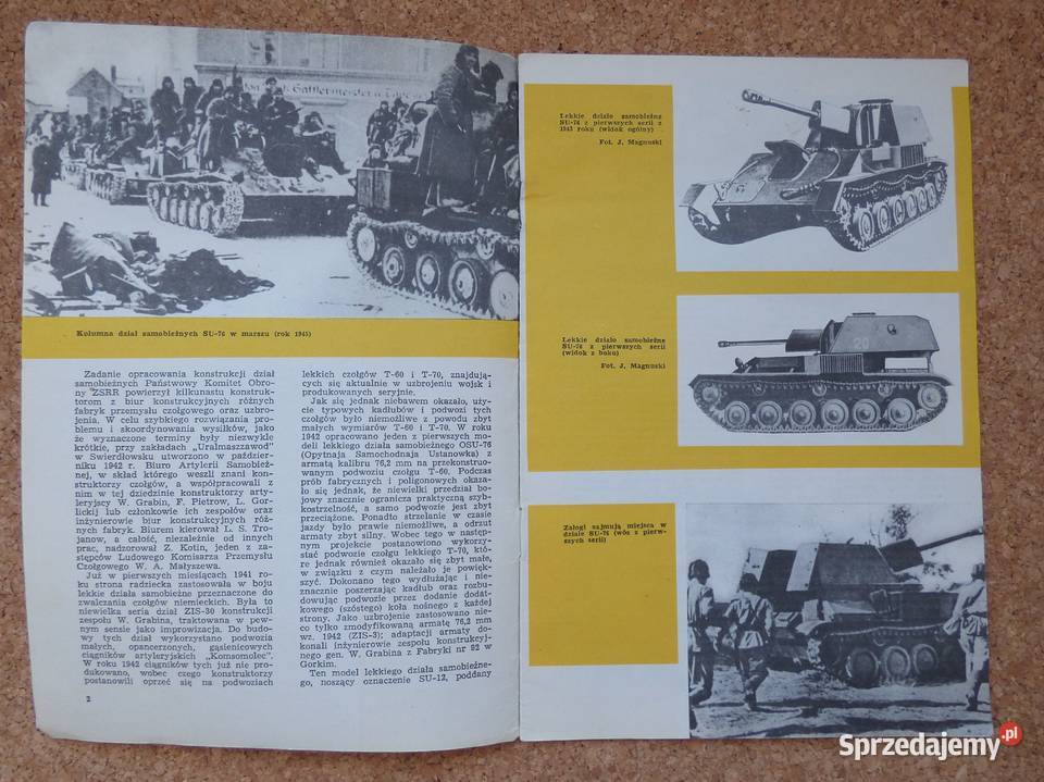 Magnuski Lekkie działo samobieżne SU76 Warszawa
