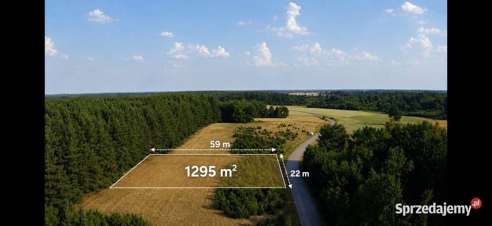 Działka bud 1295M2 Nowa Wola 1295m2