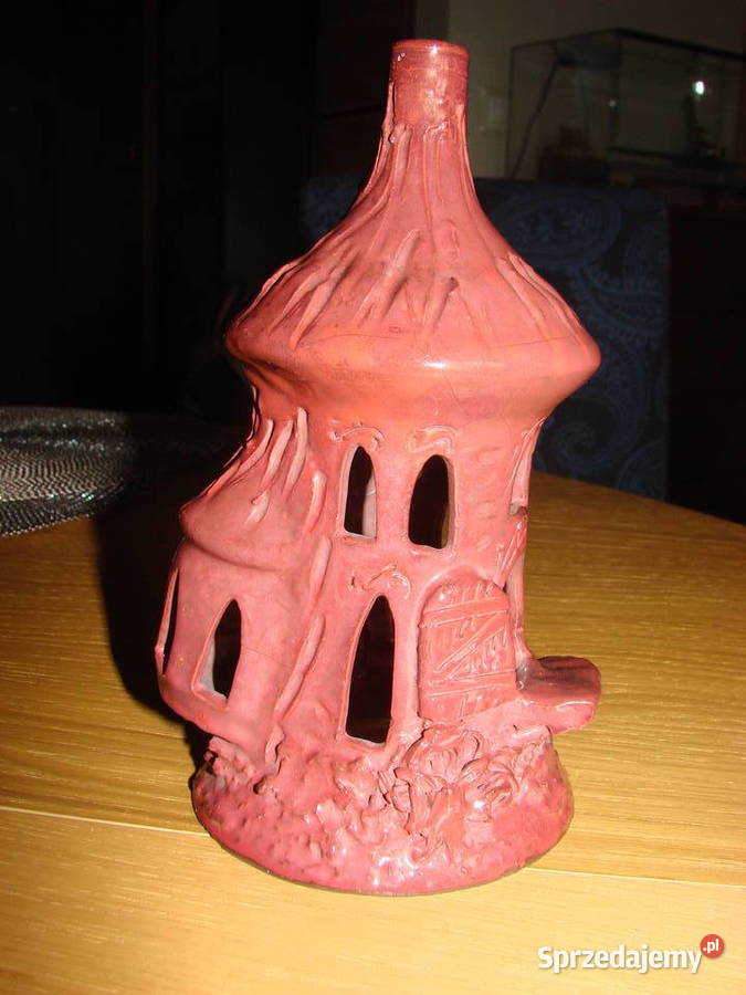 ceramiczny świecznik Kolekcje pomorskie Pruszcz Gdański