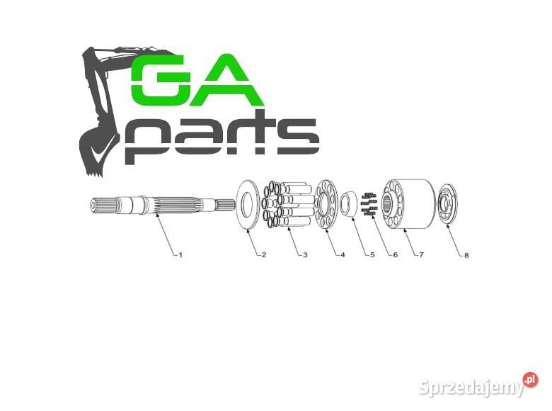 ZESTAW NAPRAWCZY POMPY LIEBHERRREXROTH LPVD 140 sprzedam