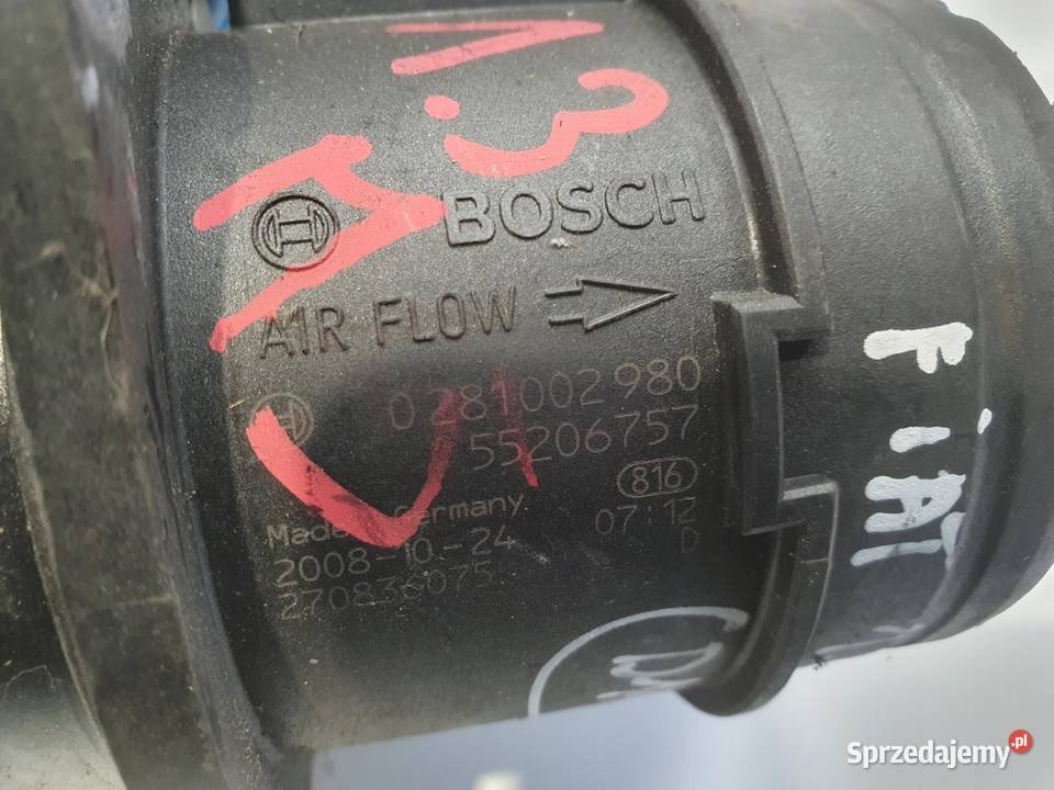 PRZEPŁYWOMIERZ Fiat Grande Punto 13 MJET osobowe Rudka