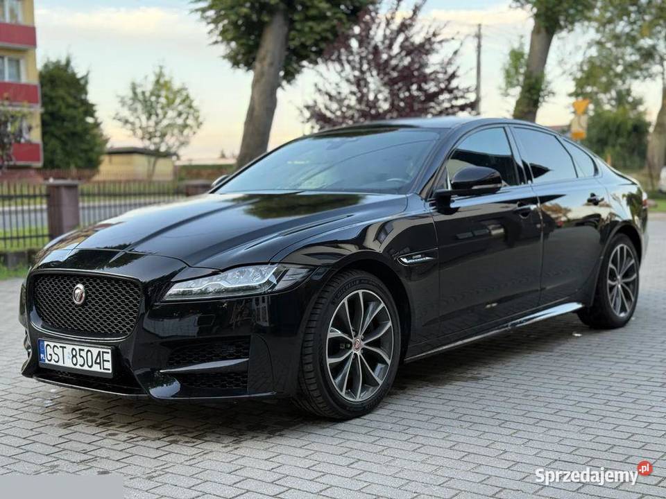 JAGUAR XF 20 14D RSPORT MARKA PREMIUM 2018r czarny pomorskie Skarszewy sprzedam