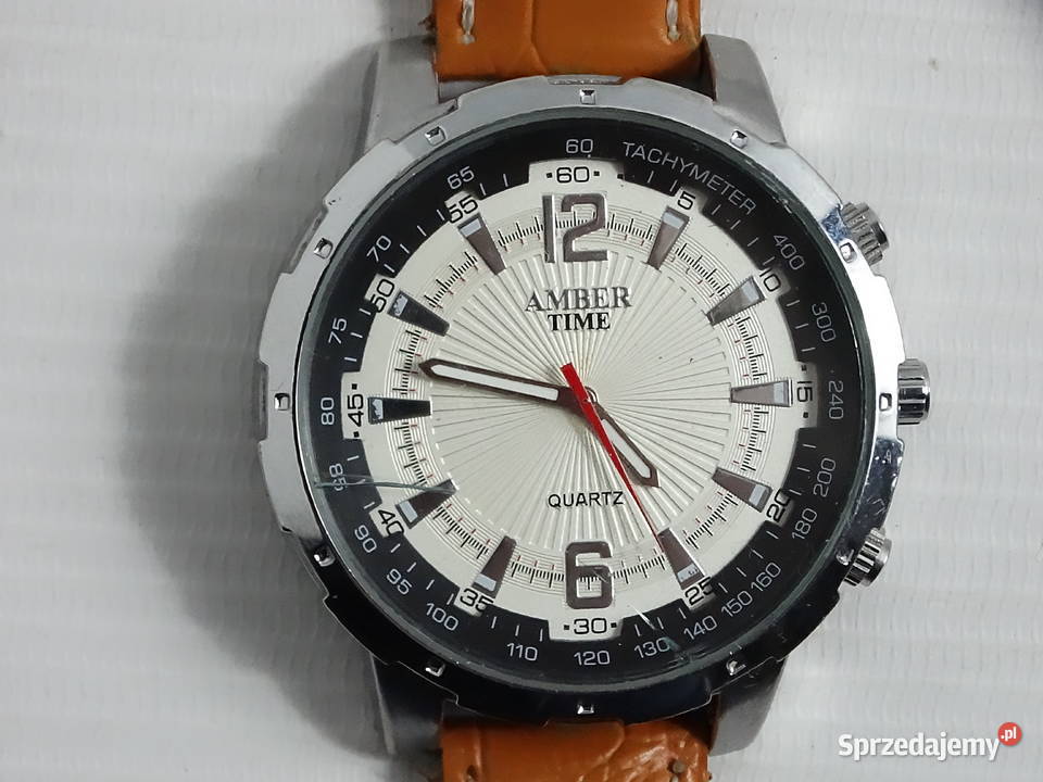Męski Zegarek AMBER TIME Duża Koperta Nowa Męskie Biłgoraj