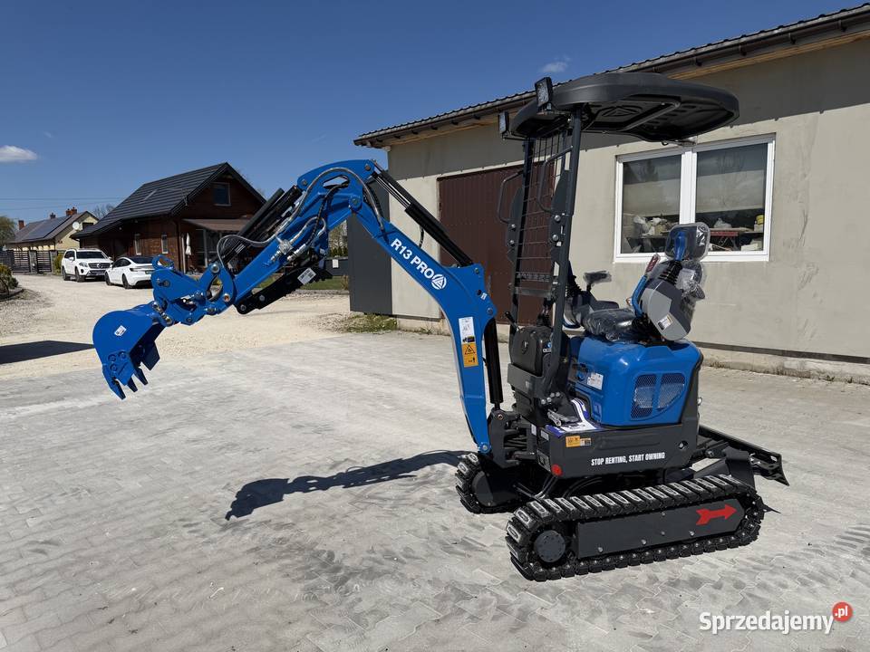 RIPPA R13 PRO nowa kompaktowa minikoparka Kubota Rok produkcji 2026 Radomsko sprzedam