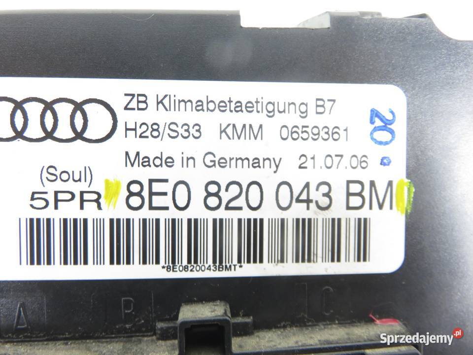 KLIMATRONIK AUDI A4 B7 Avant 20042008 sprzedam