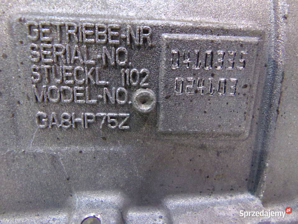 skrzynia 8hp75 bmw g11 g30 xdrive b57d30 osobowe Lublin
