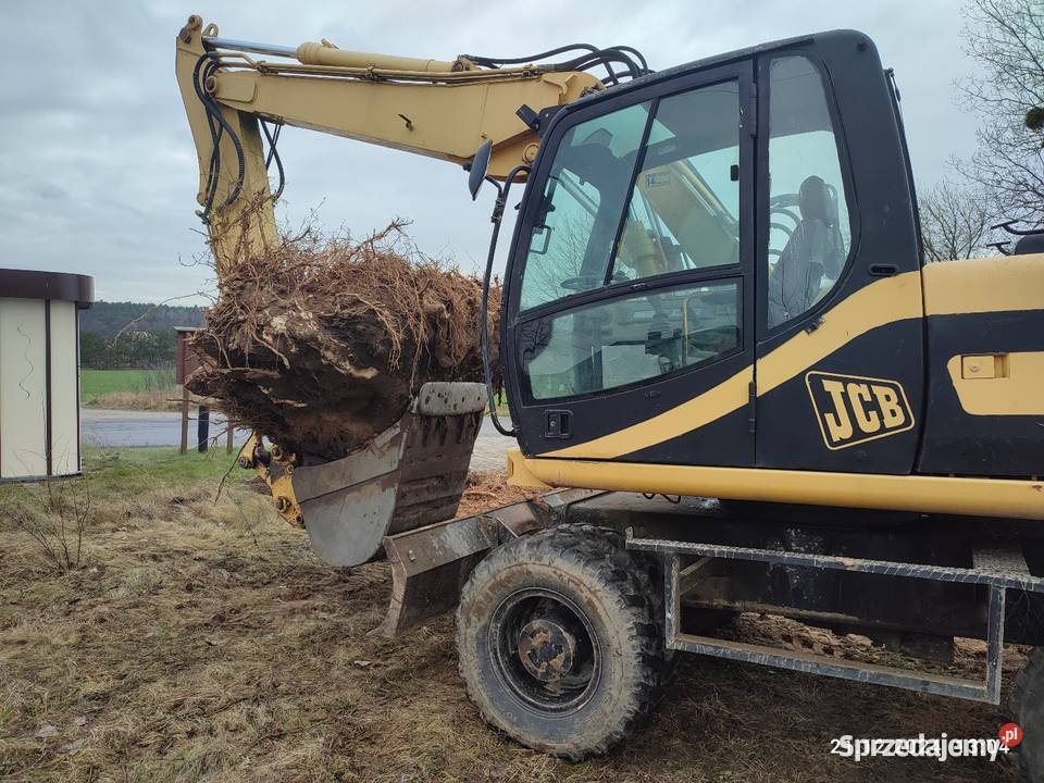 Koparka kołowa JCB js 130 w cat case komatsu kujawsko-pomorskie Brodnica