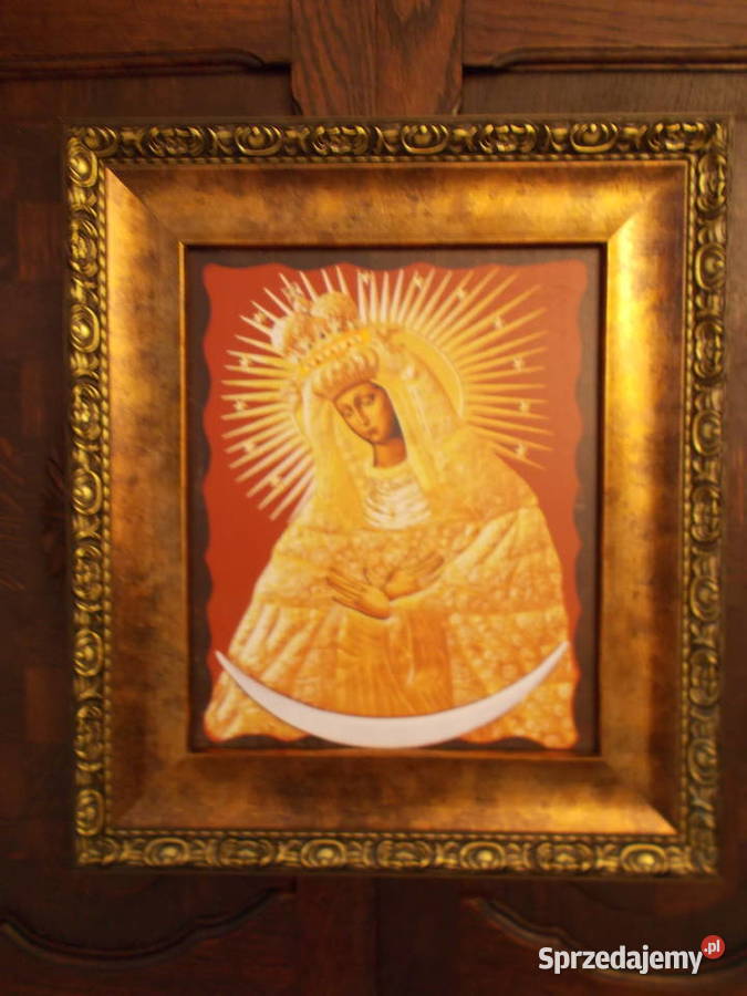 Matka Boża Ostrobramska Kopia Ikony Drewniana