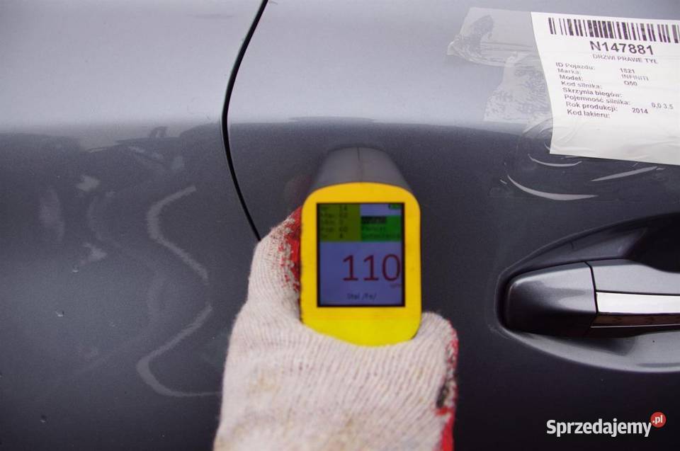 DRZWI PRAWE TYŁ INFINITI Q50 RBP NIE MALOWANE Lipno