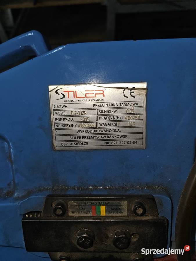 Przecinarka taśmowa BS712N Sanok