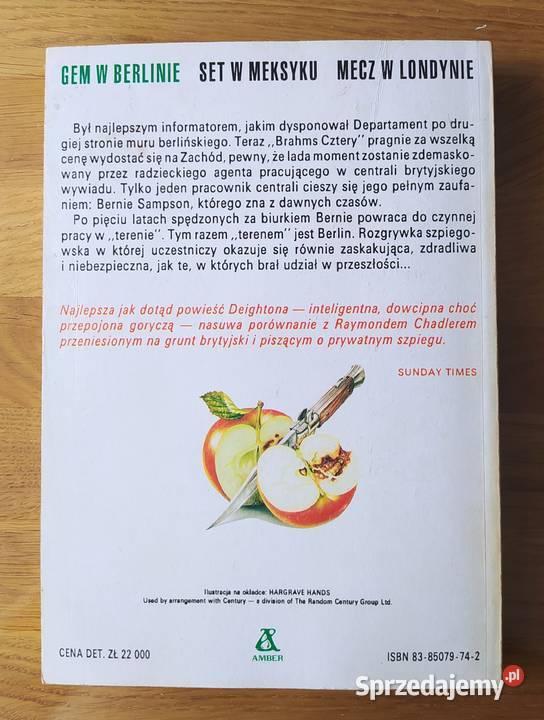 gem w Berlinie Len Deighton miękka Hajnówka