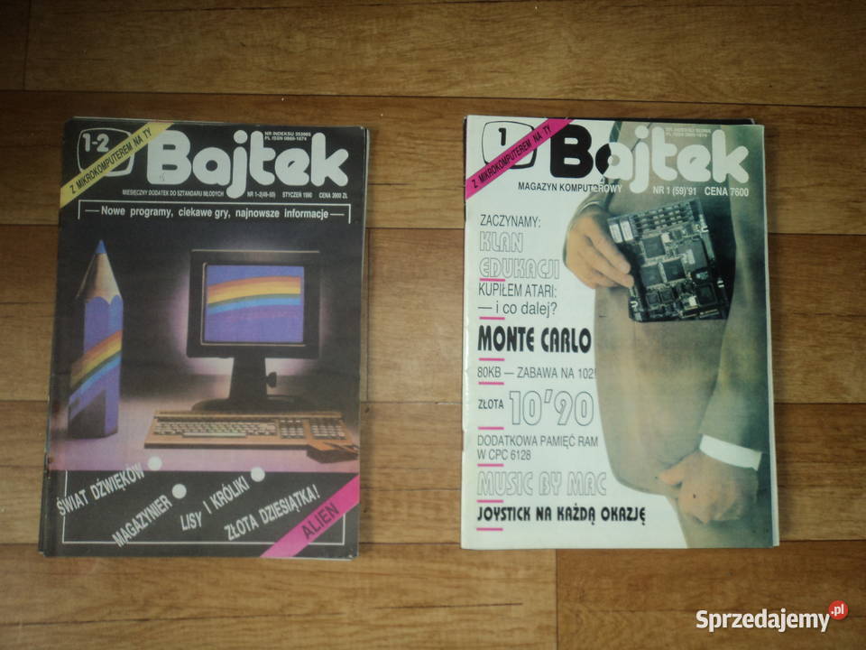 czasopisma Bajtek z lat 80tych Nowy Sącz sprzedam