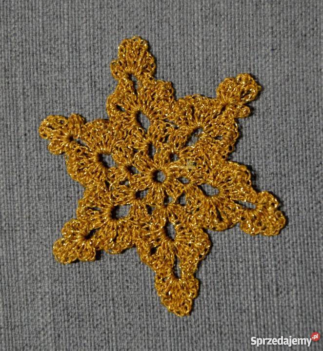 Zawieszka ozdoba szydełkowa na choinkę gwiazdka sprzedam