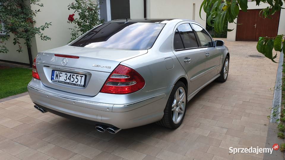 Mercedes E 55 AMG 2002 V8 Kompressor 476 centralny zamek Otwock sprzedam