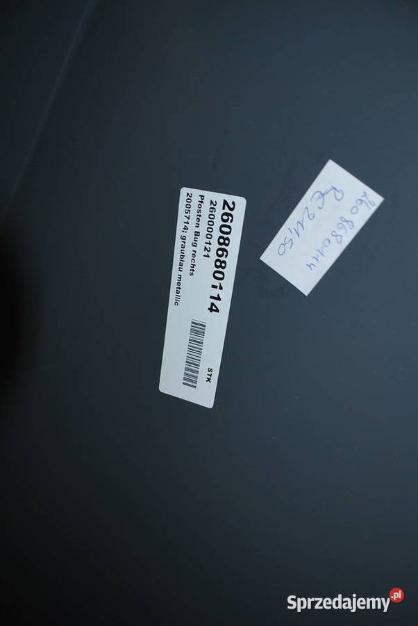 MASKOWNICA PRZEDNIA PRAWA GÓRNA HOBBY 2608680114