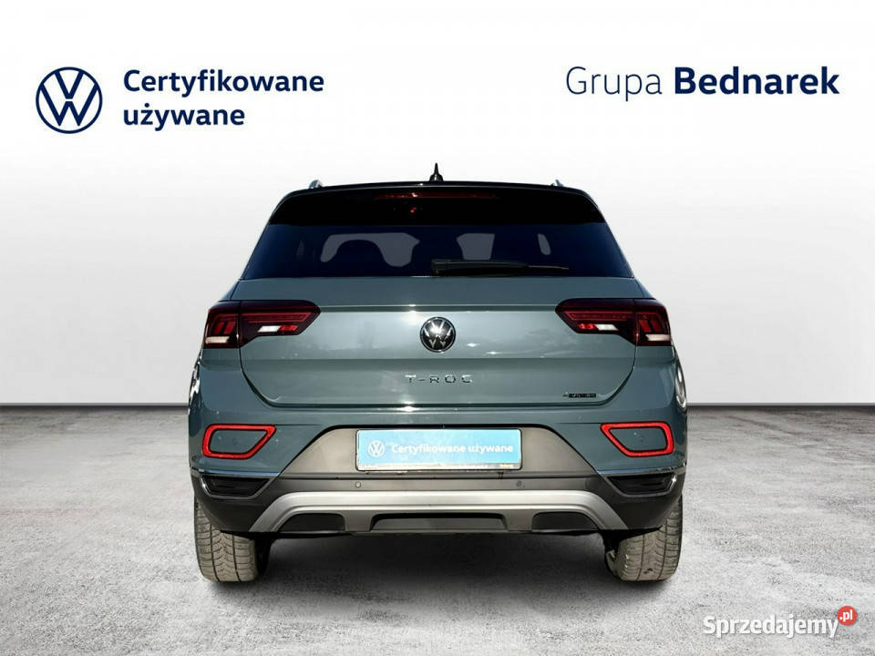 Volkswagen TRoc Bezwypadkowy Salon Polska Serwis światła LED