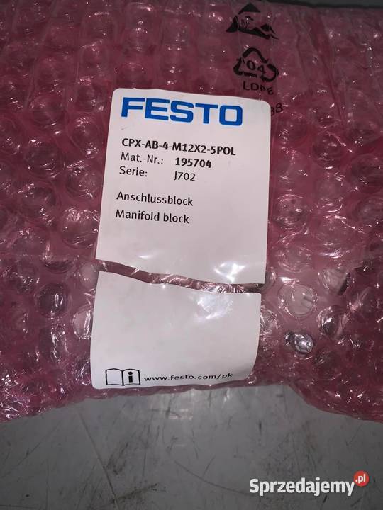 Festo CPXAB4M12X25POL 195704 Blok przyłączeniowy