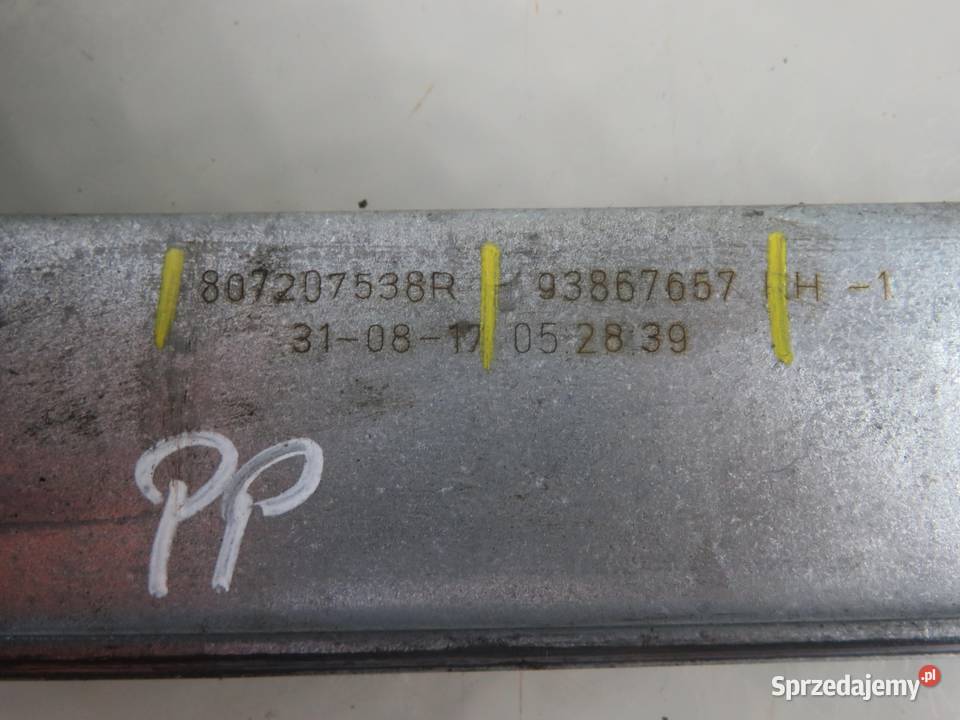 PODNOŚNIK SZYBY PRAWY PRZEDNI RENAULT TRAFIC III Mechanizmy opuszczania szyb