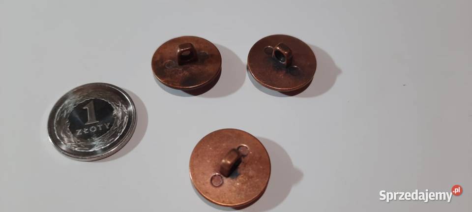 GUZIKI WOJSKOWE Niemcy groszek 3 sztuk Warszawa