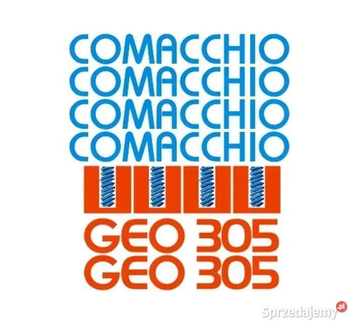 Naklejki oklejenie COMACCHIO GEO 305 Zamiennik Janików
