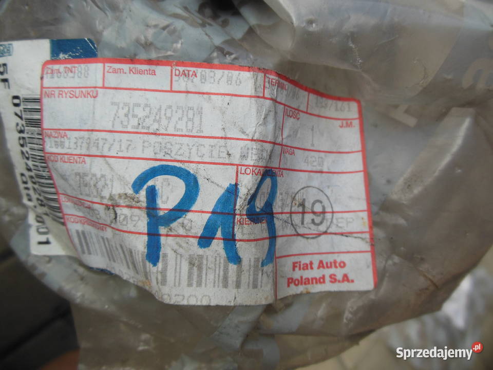 714360633 LISTWA PROGOWA 3D OSŁONA PROGU DYWAN osobowe Kozy