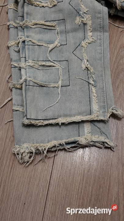 Męskie jeansy denim wykonane na zamówienie łódzkie sprzedam