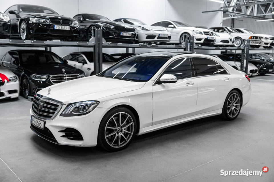 Mercedes S 400 Dociągi Head Up Burmester Węgrzce