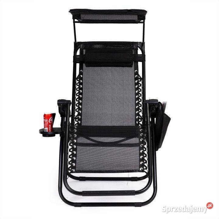 Leżak ogrodowy z daszkiem składany regulowany Bielsk Podlaski