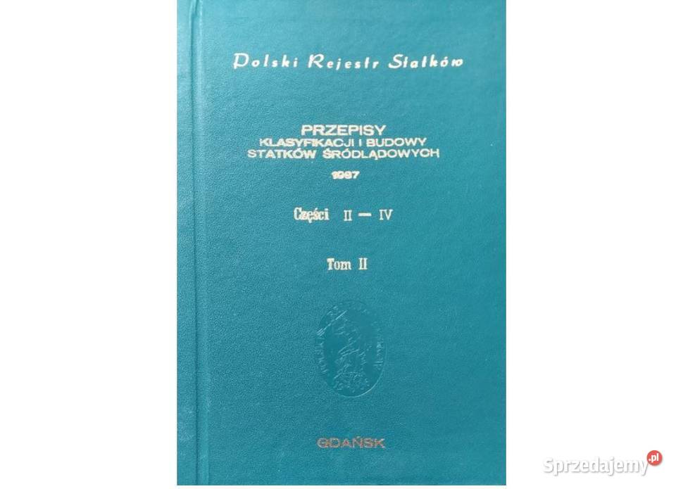 Przepisy PRS 1987 Kadłub Wyposażenie Stateczność