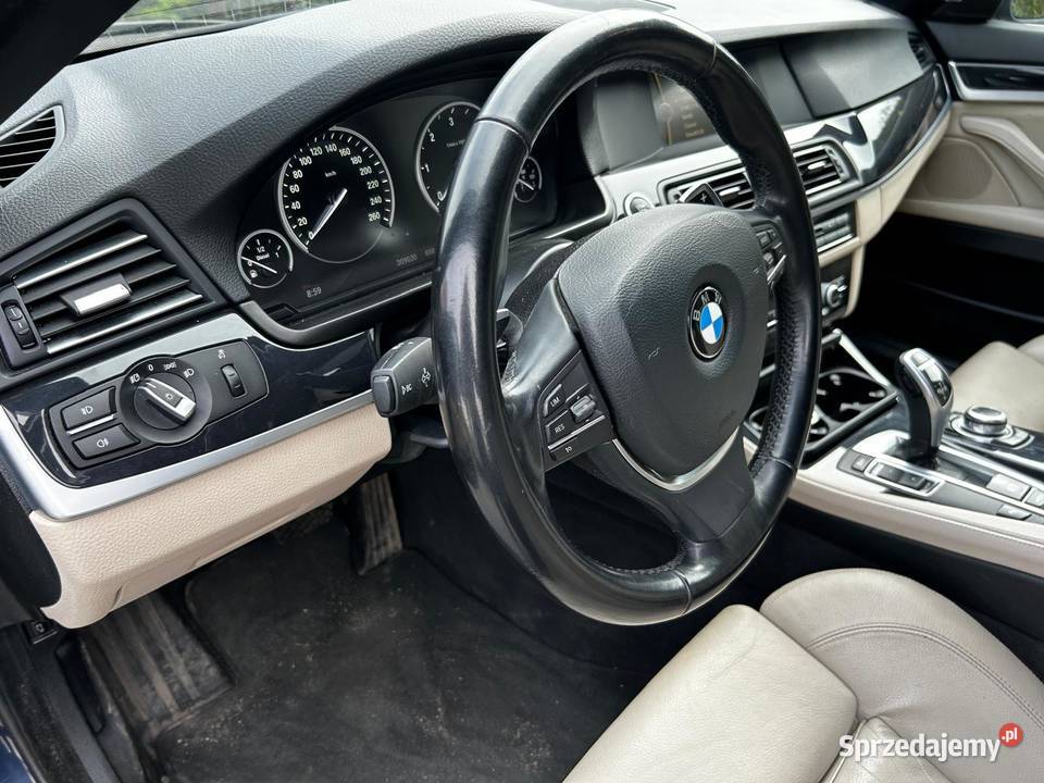 BMW Seria 5 520d Raty Prywatnie Automat Czujniki skórzana tapicerka Wrocław