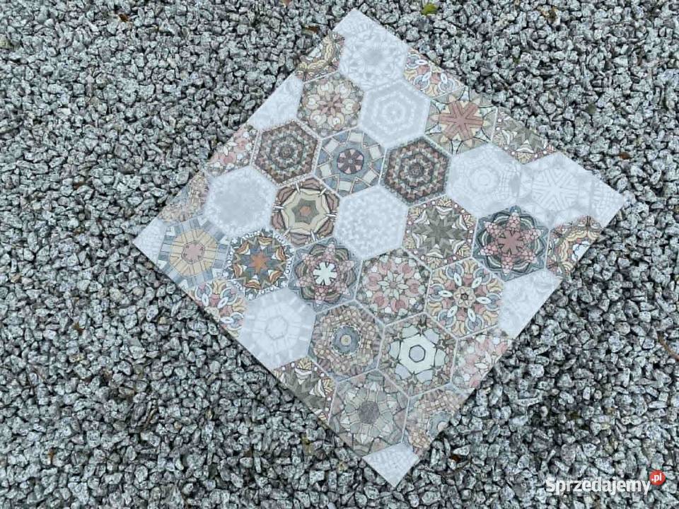 Wyprzedaż Gres PATCHWORK HEXAGON COLOUR 60x60 Grójec