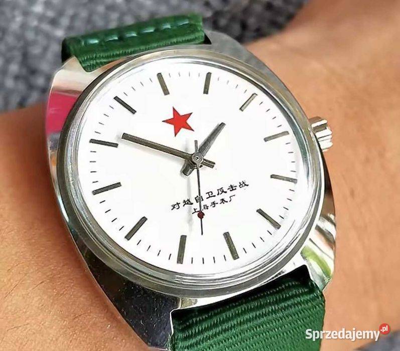 Zegarek Szanghaj w stylu militarnym Tychy