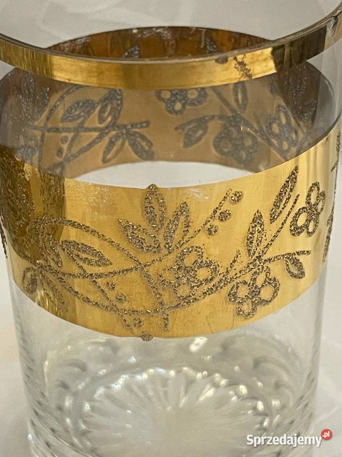 Zestaw 7 kryształowych szklanek Kraków