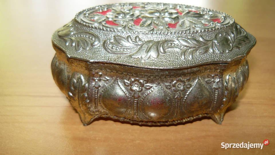 Szkatułka platerowana Myszków
