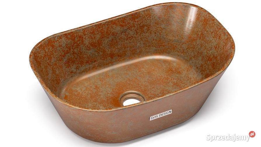 Umywalka 50 LIBRA BASIC SMOKED METAL miedziany i Warszawa sprzedam