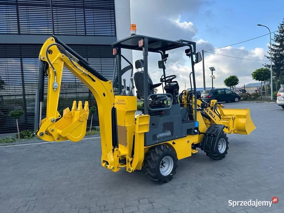 Nowa Koparkoładowarka model GG06 LX marki Gunter Koparko ładowarki