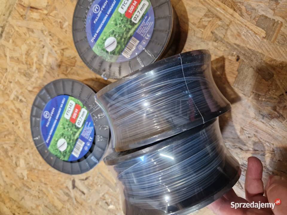 ŻYŁKA KOSY WZMACNIANA Z DRUTEM 27MM 100M Głogowa