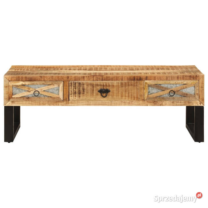 Stolik kawowy 110 x 50 x 38 lite drewno mango Warszawa