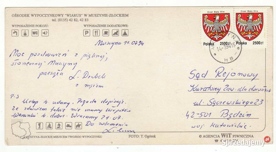 MUSZYNA ZŁOCKIE WIARUS Krynki