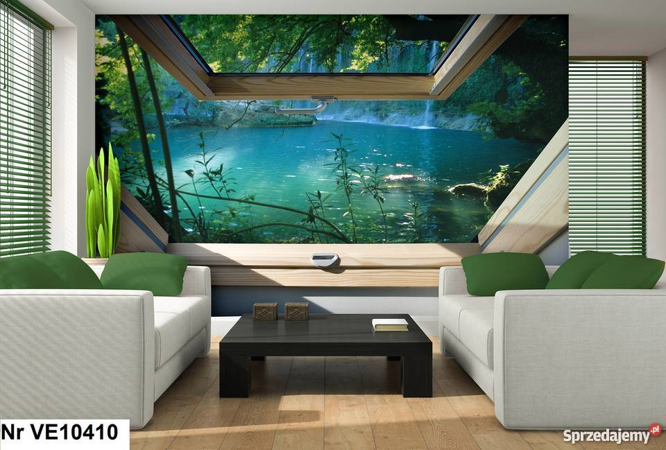 Tapeta fototapeta Imitacja okien okno 3D Leszno