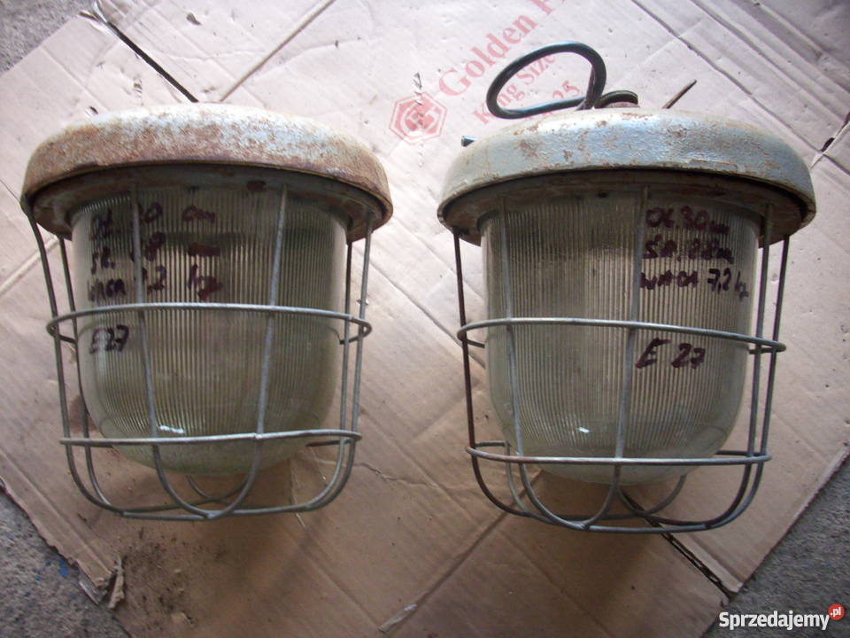 Żeliwo i szkło Lampa Industrialnaloft design Lipiany sprzedam