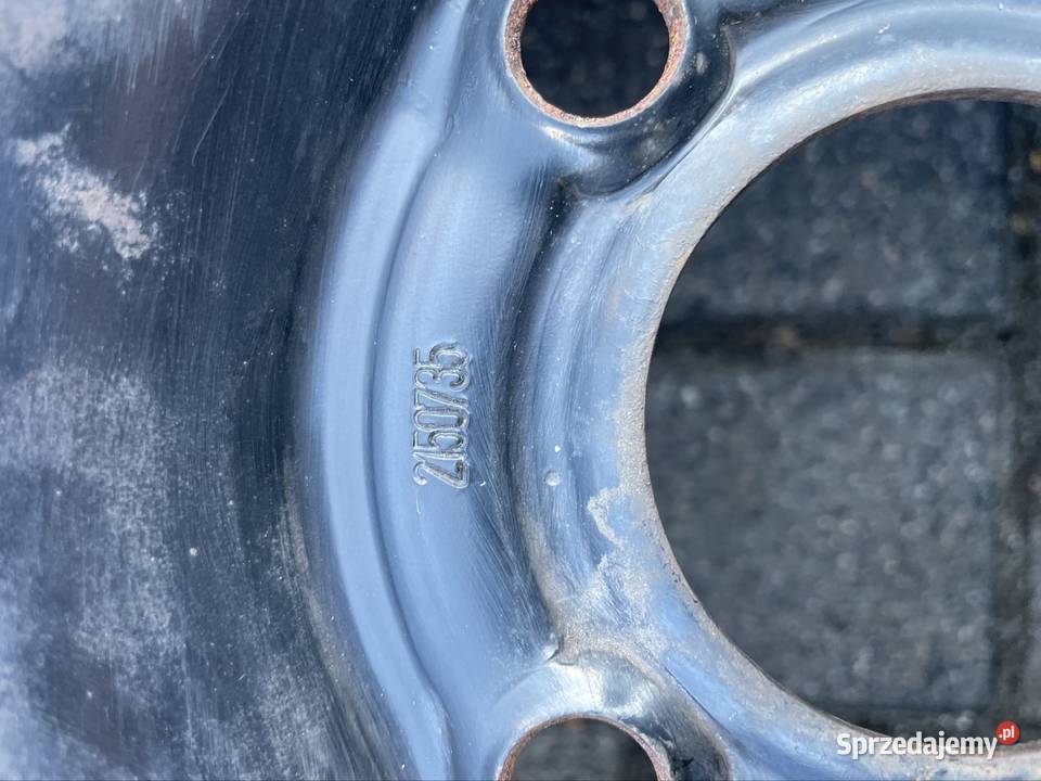 Oryginalne felgi stalowe Renault 15 4x100 na Renault OE Mikołów sprzedam