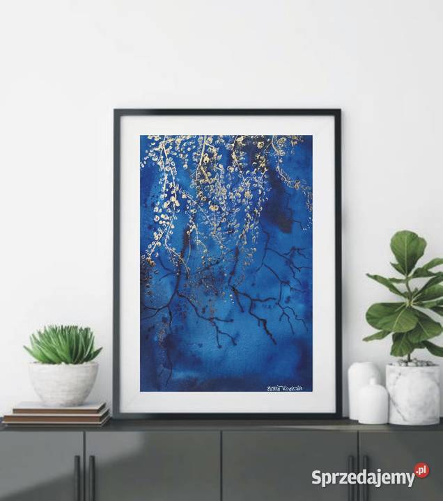 Akwarela Akwarelka Obraz pt Tajemniczy Ogród warmińsko-mazurskie Olsztyn